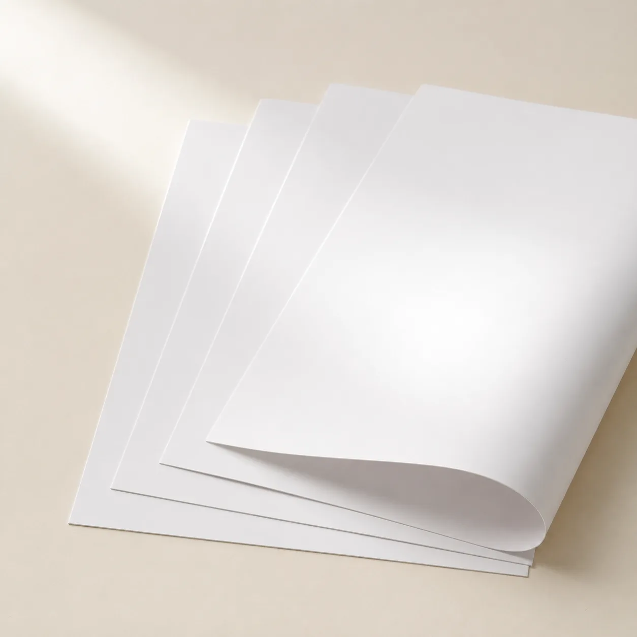 Smooth white coated art paper sheets for rigid box wrapping