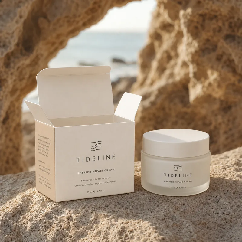 Custom skincare jar packaging